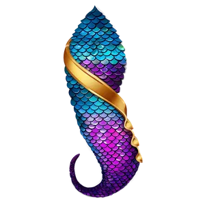 Colorful Mermaid Scales Png Rhp86 PNG Image