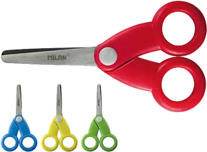 Colorful Milan Scissors Variety PNG Image