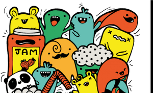 Doodle Full Color Png, Transparent Png PNG image with transparent background