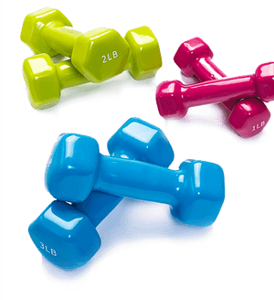 Vinyl Dumbbell Set, HD Png Download PNG