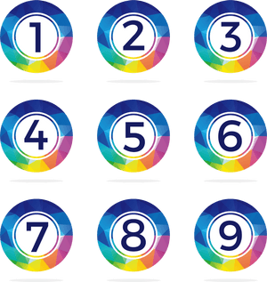 Transparent Number 1 Icon Png - Numbers Icon Png, Png Download PNG