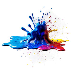 Colorful Paint Splatter PNG 05042024 PNG
