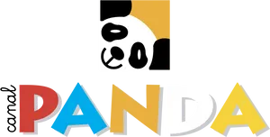 Colorful_ Panda_ Logo_ Graphic PNG Image