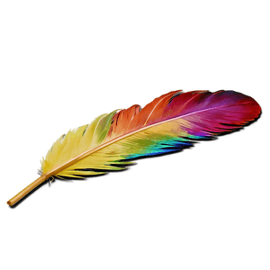 Colorful Parrot Feather PNG 69 PNG image with transparent background