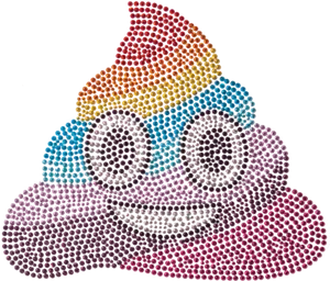 Colorful Party Hat Mosaic PNG Image