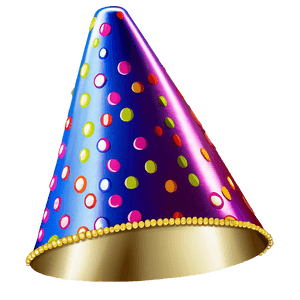 Colorful Party Hat PNG oxi PNG