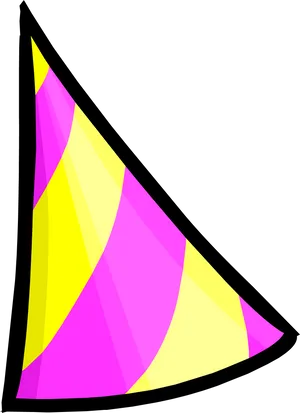 Colorful Party Hat Vector Illustration PNG Image