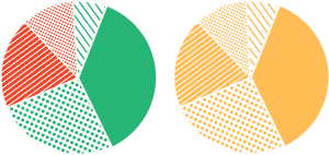 Graph Clipart Secondary Data - Green Graph Circle Png PNG with transparent background