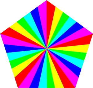 Colorful Pentagon Kaleidoscope.png PNG Image