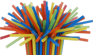 Bunch Of Coloured Straws - Plastic Straws, HD Png Download PNG