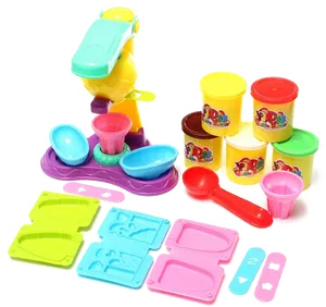 Colorful Play Dough Set PNG Image