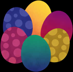 Clip Art Easter Eggs Background - Transparent Background Easter Eggs Png, Png Download PNG image with transparent background