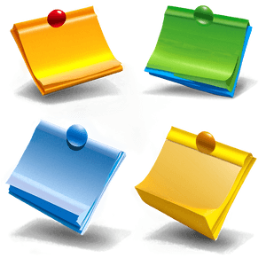 Colorful Post It Notes PNG 05252024 PNG image with transparent background
