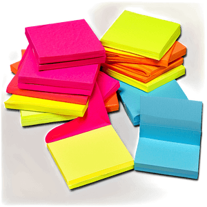 Colorful Post It Notes PNG fdt PNG image with transparent background