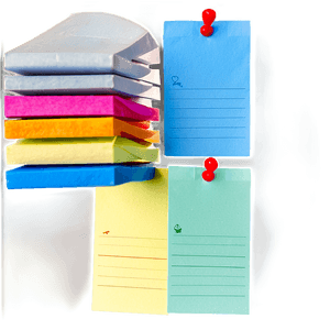 Colorful Post It Notes PNG fob53 PNG image with transparent background