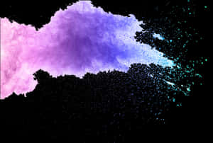 Colorful_ Powder_ Explosion_ Art PNG image with transparent background