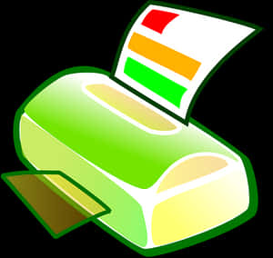 Colorful Printer Icon PNG image with transparent background