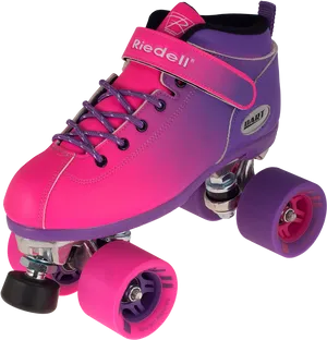 Colorful Quad Roller Skate PNG Image