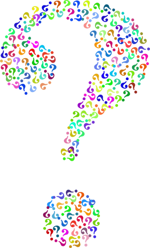 Question Mark Clip Art Black And White - Question Marks With No Background, HD Png Download PNG image with transparent background