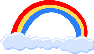 Rainbow Rose Synonym Sky Spectrum - Rainbow Png Clipart, Transparent Png PNG image with transparent background