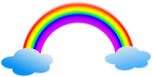 Portable Network Graphics Vector Graphics Clip Art - Animated Rainbow With Clouds, HD Png Download PNG image with transparent background