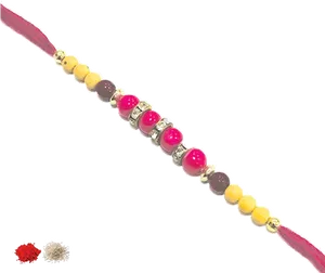 Colorful_ Rakhi_ Bracelet PNG Image