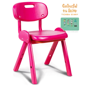 Colorful School Chair Png Cnb PNG Image