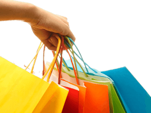 Shopping Bag Png Transparent Images - Shopping Bags With Hand, Png Download PNG