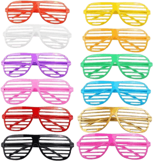 Transparent Shutter Glasses Png - Party Rock Shades, Png Download PNG with transparent background