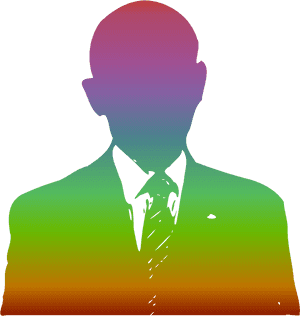 Obama Pride Outline Clip Arts - Gay Clipart, HD Png Download PNG