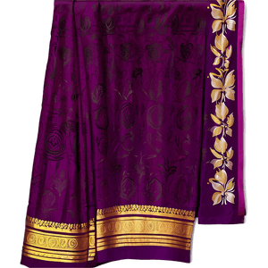 Colorful Silk Saree PNG 06242024 PNG with transparent background