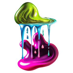 Colorful Slime PNG   05242024 PNG image with transparent background