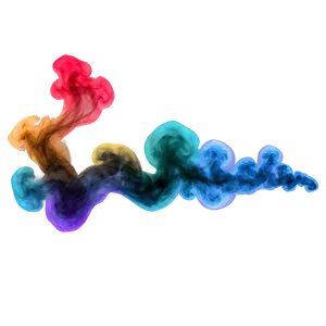 Colorful Smoke Effect Art Png Gro PNG Image