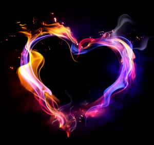 Fire Effects Sticker - Fire Smoke Heart Png, Transparent Png PNG image with transparent background