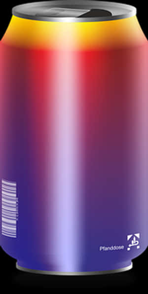 Colorful Soda Can Design PNG