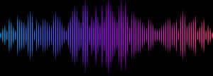 Colorful Soundwave Visualization PNG