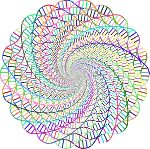 Colorful Spiral Abstract PNG Image