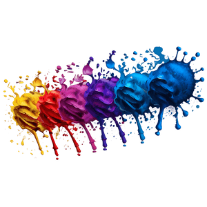 Colorful Spray Paint PNG pol7 PNG