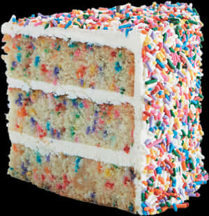 Happy Birthday Confetti Cake, HD Png Download PNG
