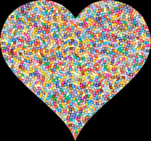 Heart Sprinkles Clipart, HD Png Download PNG