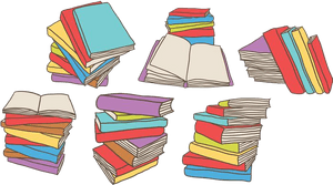 Book Stack Euclidean Vector Clip Art - Hand Drawn Vector Icon Books Stack Box, HD Png Download PNG image with transparent background
