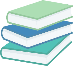 Messy Stack Of Books - Small Stack Of Cartoon Books, HD Png Download PNG image with transparent background