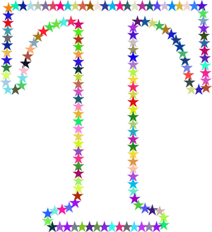 Colorful Star Archway PNG image with transparent background