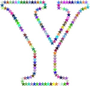 Colorful Star Pathways Formation PNG image with transparent background
