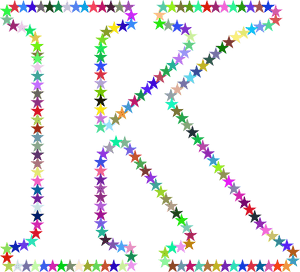 Colorful Star Patterns PNG image with transparent background