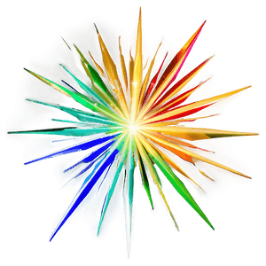 Colorful Starburst PNG ior PNG
