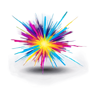 Colorful Starburst PNG kac PNG