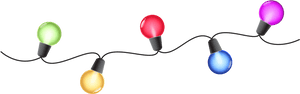Christmas Lights Clip Art - Clip Art Christmas Lights, HD Png Download PNG image with transparent background