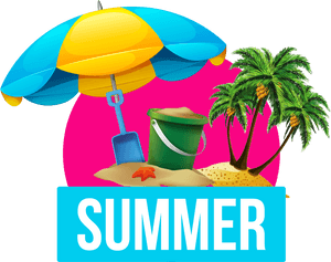 Free Summer Png Elements - First Day Of Summer Social Media Posts, Transparent Png PNG image with transparent background