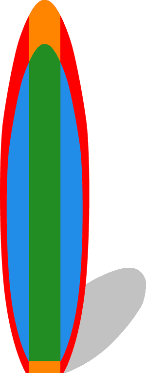 Surfboard Clip Arts - Surf Board Clip Art, HD Png Download PNG with transparent background